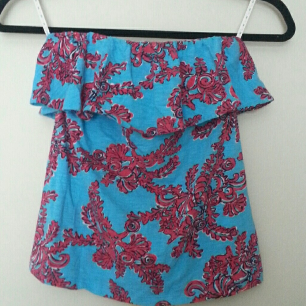 Lilly Pulitzer Strapless Top